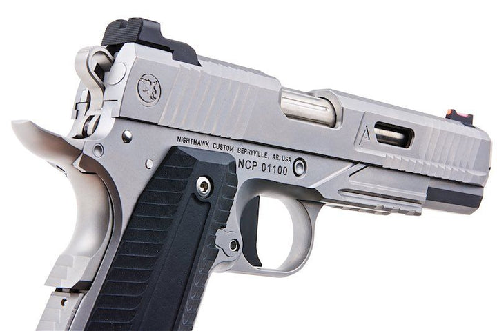 RWA NIGHTHAWK CUSTOM AGENT 2 CO2 AIRSOFT PISTOL - STAINLESS STEEL VERSION - Bang Bang Airsoft
