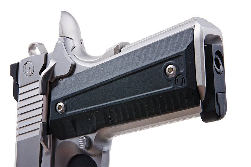 RWA NIGHTHAWK CUSTOM AGENT 2 CO2 AIRSOFT PISTOL - STAINLESS STEEL VERSION - Bang Bang Airsoft