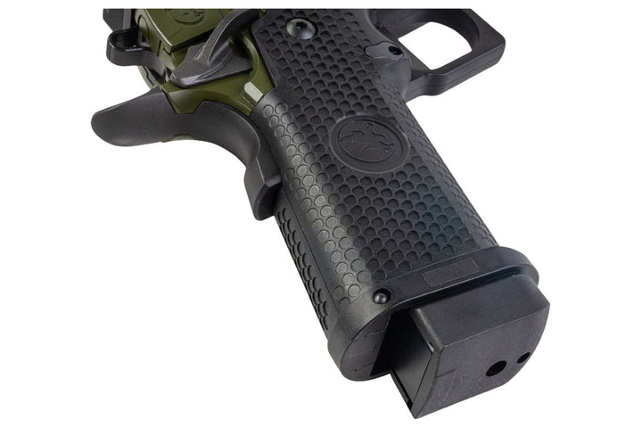 RWA Nighthawk Custom BDS9 OD Green GBB Airsoft Pistol - Bang Bang Airsoft
