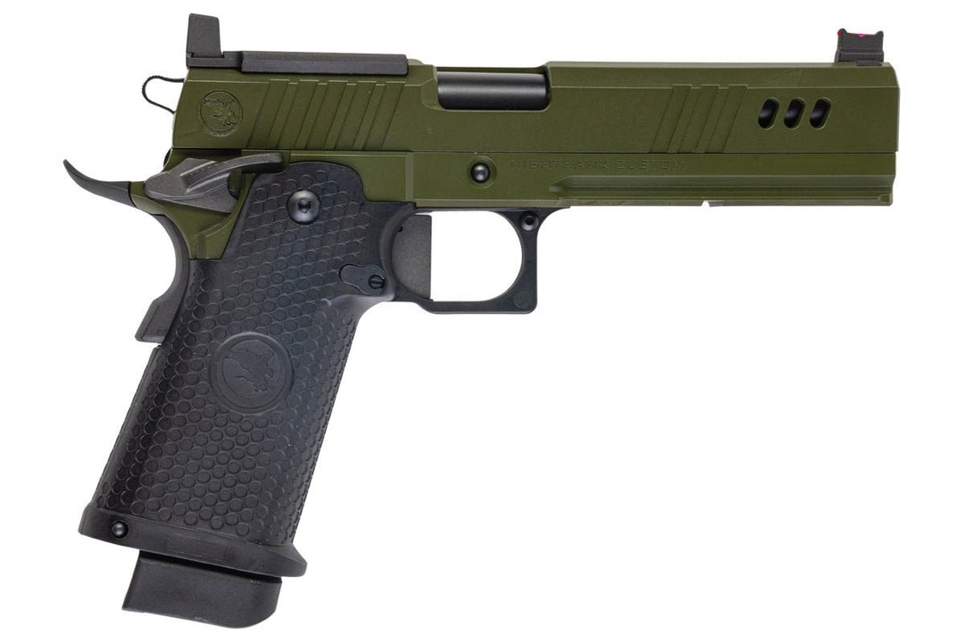 RWA Nighthawk Custom BDS9 OD Green GBB Airsoft Pistol - Bang Bang Airsoft
