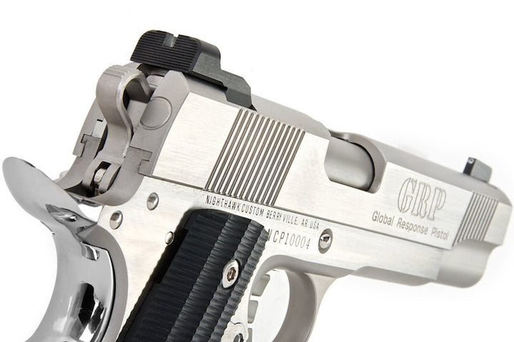 RWA Nighthawk Custom GRP Stainless Steel CO2 Airsoft Pistol - Limited Edition - Bang Bang Airsoft