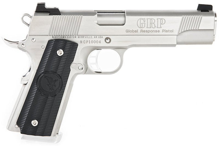 RWA Nighthawk Custom GRP Stainless Steel CO2 Airsoft Pistol - Limited Edition - Bang Bang Airsoft