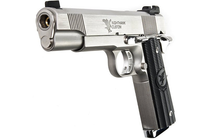 RWA Nighthawk Custom GRP Stainless Steel CO2 Airsoft Pistol - Limited Edition - Bang Bang Airsoft