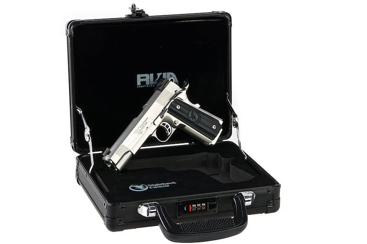 RWA Nighthawk Custom GRP Stainless Steel CO2 Airsoft Pistol - Limited Edition - Bang Bang Airsoft