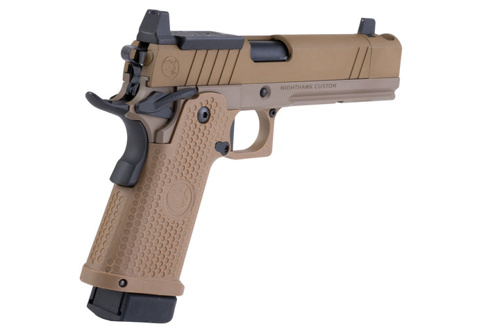 RWA Nighthawk Custom Sand Hawk Airsoft GBB Pistol - Bang Bang Airsoft