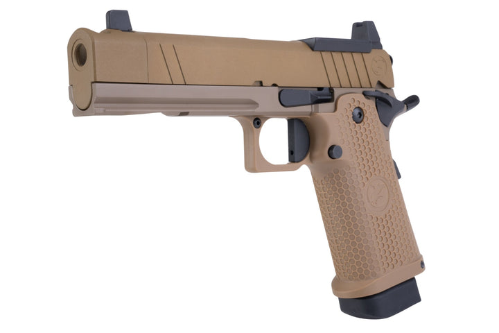 RWA Nighthawk Custom Sand Hawk Airsoft GBB Pistol - Bang Bang Airsoft