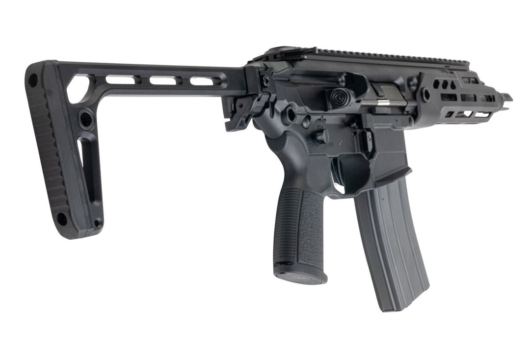 Salvo Precision MCX Rattler LT RSAR999 7.75 inch MWS GBB Airsoft Rifle - BK (Stainless Steel Bolt) - Bang Bang Airsoft