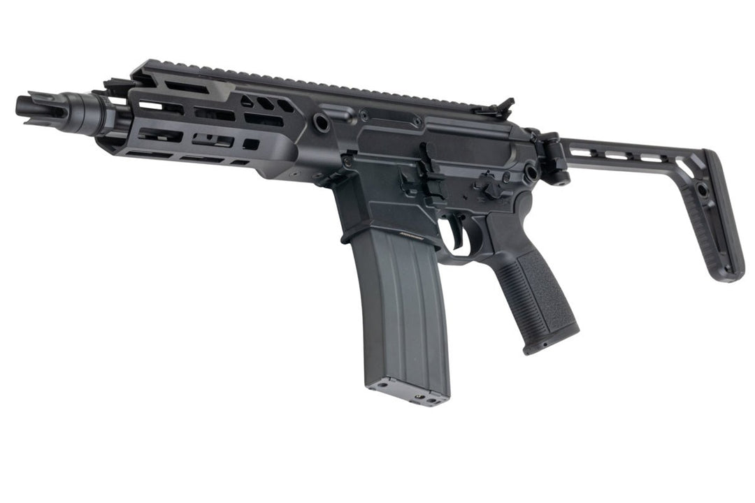 Salvo Precision MCX Rattler LT RSAR999 7.75 inch MWS GBB Airsoft Rifle - BK (Stainless Steel Bolt) - Bang Bang Airsoft