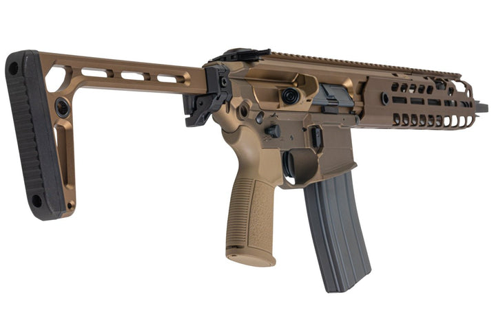 Salvo Precision MWS MCX Virtus 5.56 GBB Airsoft - 11.5 inch (G104 - 2B, No Marking) - Dark Earth - Bang Bang Airsoft