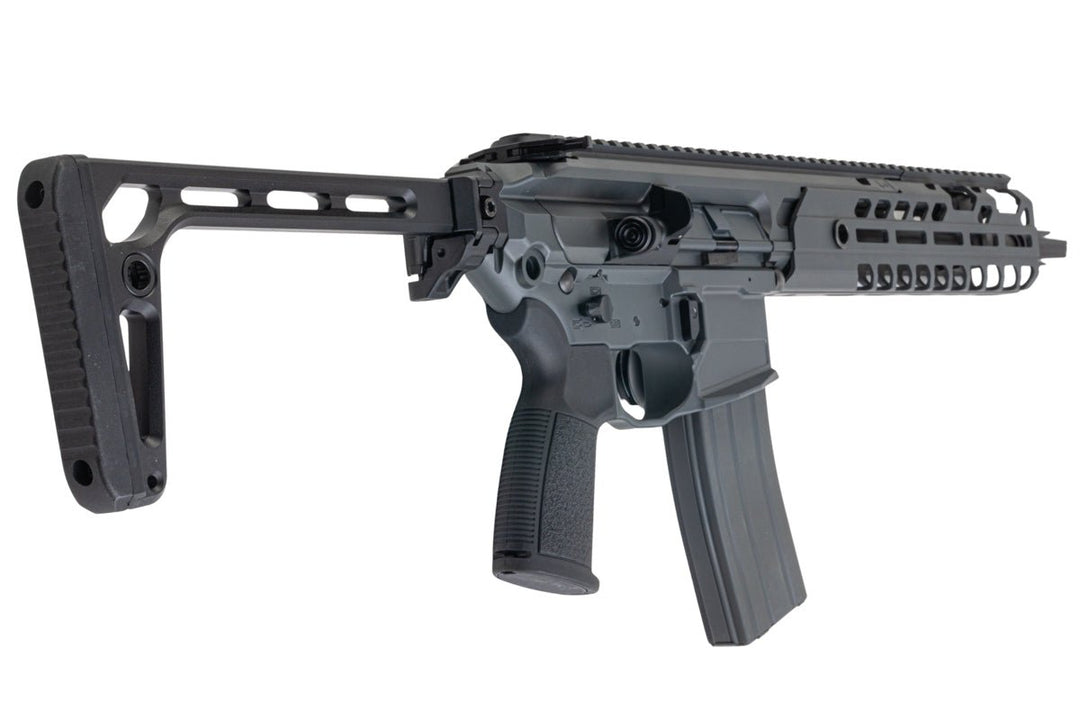 Salvo Precision MWS MCX Virtus 5.56 GBB Airsoft - 11.5 inch (G104 - 2B, No Marking) - Grey - Bang Bang Airsoft