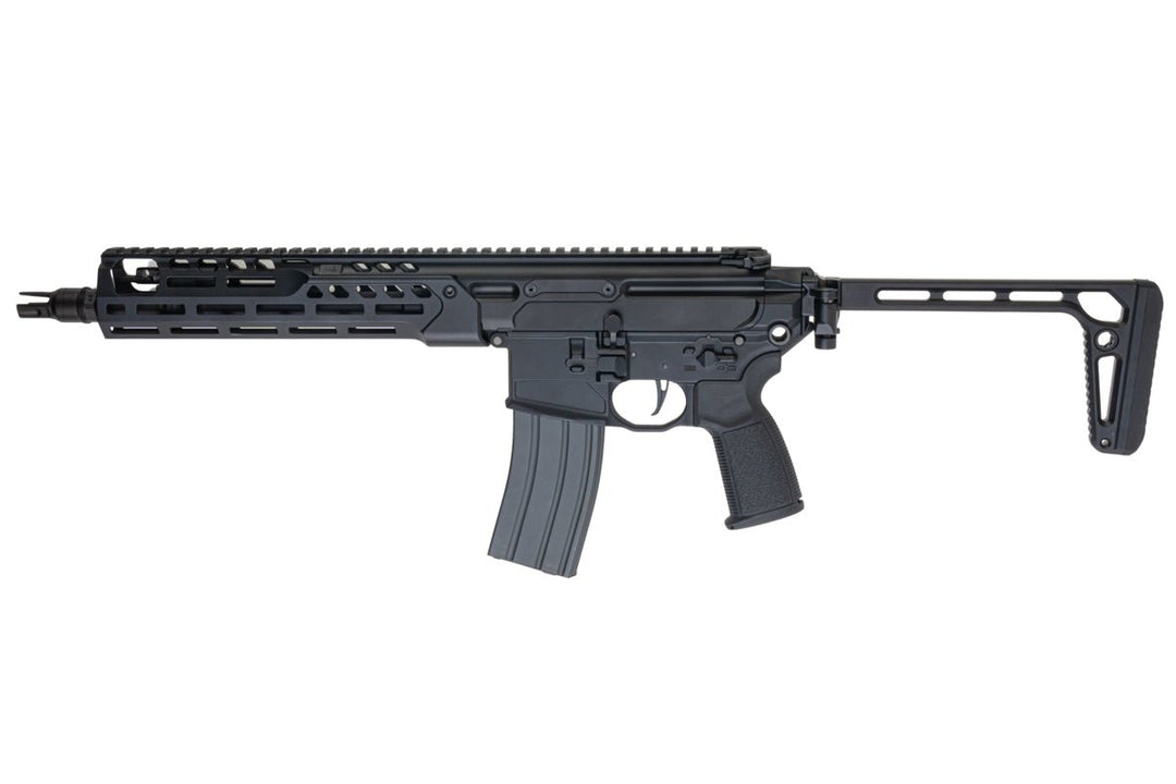 Salvo Precision MWS Spear LT 5.56 GBB Airsoft - 11.5 inch (G104 - 3B, No Marking) - Black - Bang Bang Airsoft