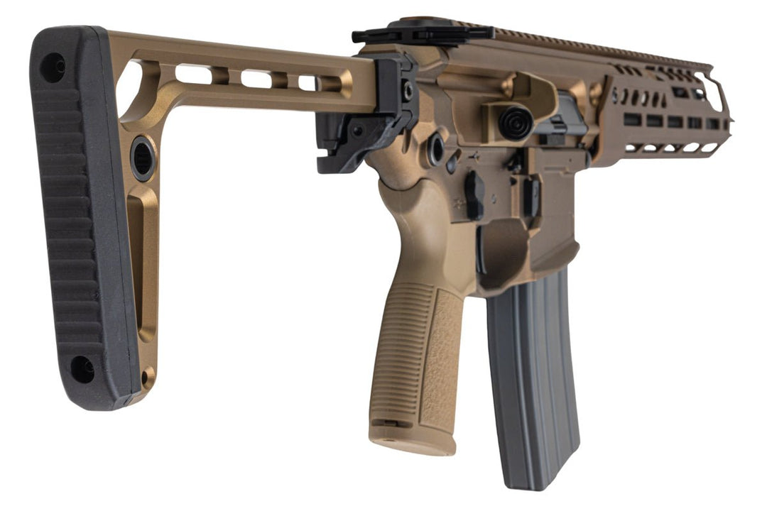 Salvo Precision MWS Spear LT 5.56 GBB Airsoft - 11.5 inch (G104 - 3B, No Marking) - Dark Earth - Bang Bang Airsoft