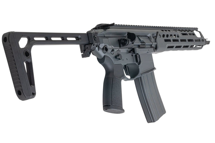 Salvo Precision MWS Spear LT 5.56 GBB Airsoft - 11.5 inch (G104 - 3B, No Marking) - Grey - Bang Bang Airsoft