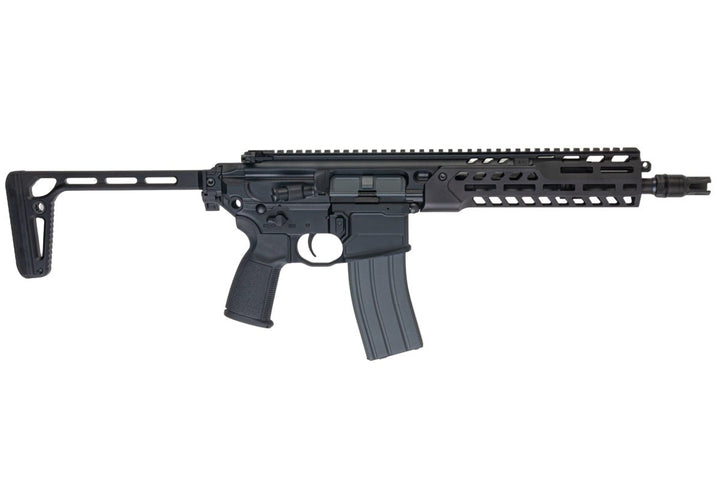 Salvo Precision MWS Spear LT CSAW 5.56 GBB Airsoft - 10.5 inch (G104 - 3B, No Marking) - Black - Bang Bang Airsoft