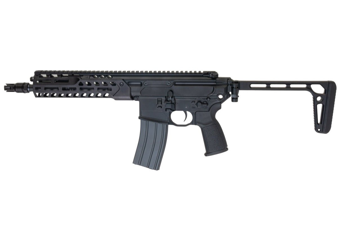 Salvo Precision MWS Spear LT CSAW 5.56 GBB Airsoft - 10.5 inch (G104 - 3B, No Marking) - Black - Bang Bang Airsoft