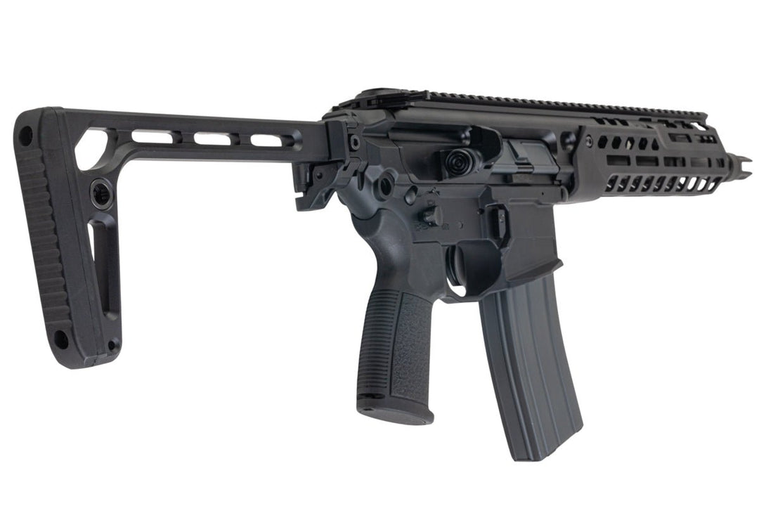 Salvo Precision MWS Spear LT CSAW 5.56 GBB Airsoft - 10.5 inch (G104 - 3B, No Marking) - Black - Bang Bang Airsoft