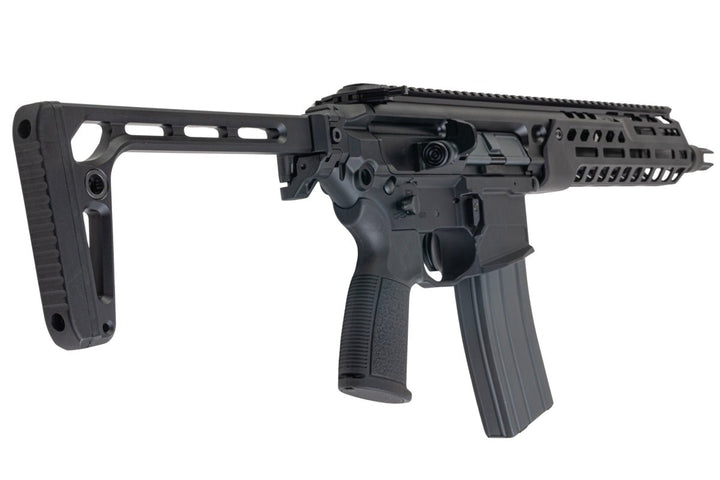 Salvo Precision MWS Spear LT CSAW 5.56 GBB Airsoft - 10.5 inch (G104 - 3B, No Marking) - Black - Bang Bang Airsoft