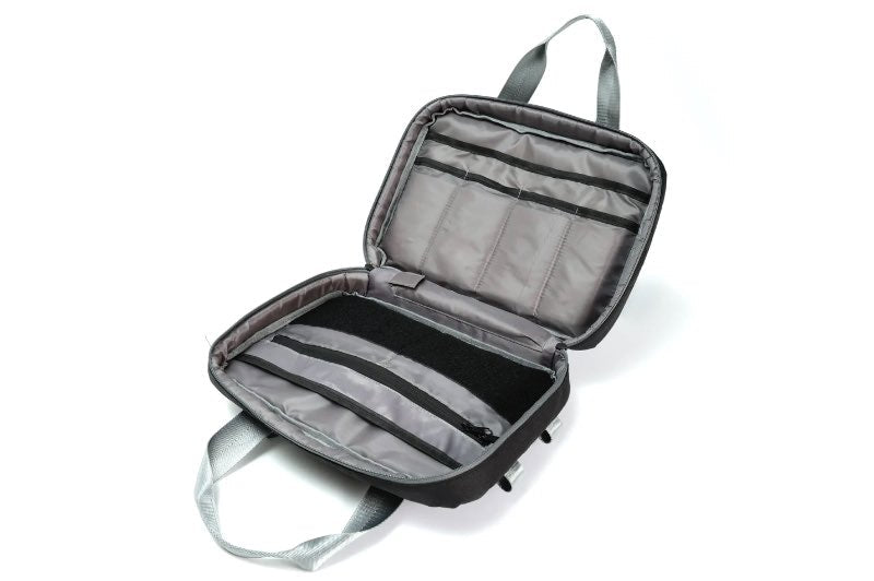 Satellite Range Bag NEO (BK / SV) (Dimensions : W345 X H255 X D80mm) - Bang Bang Airsoft
