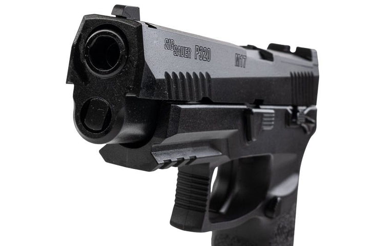 SIG SAUER M17 (P320) GREEN GAS AIRSOFT PISTOL - BLACK (BY SIG AIR & VFC) - 6MM - Bang Bang Airsoft