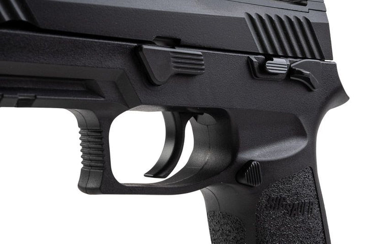 SIG SAUER M17 (P320) GREEN GAS AIRSOFT PISTOL - BLACK (BY SIG AIR & VFC) - 6MM - Bang Bang Airsoft