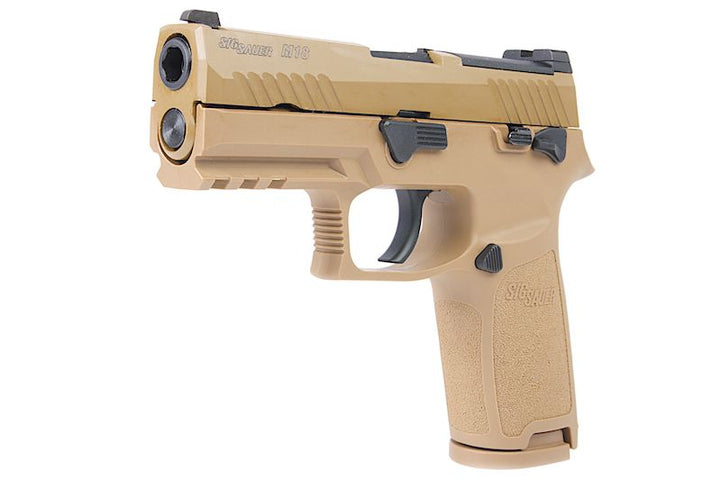 SIG SAUER M18 P320 GREEN GAS AIRSOFT PISTOL - TAN (BY SIG AIR & VFC) - 6MM - Bang Bang Airsoft