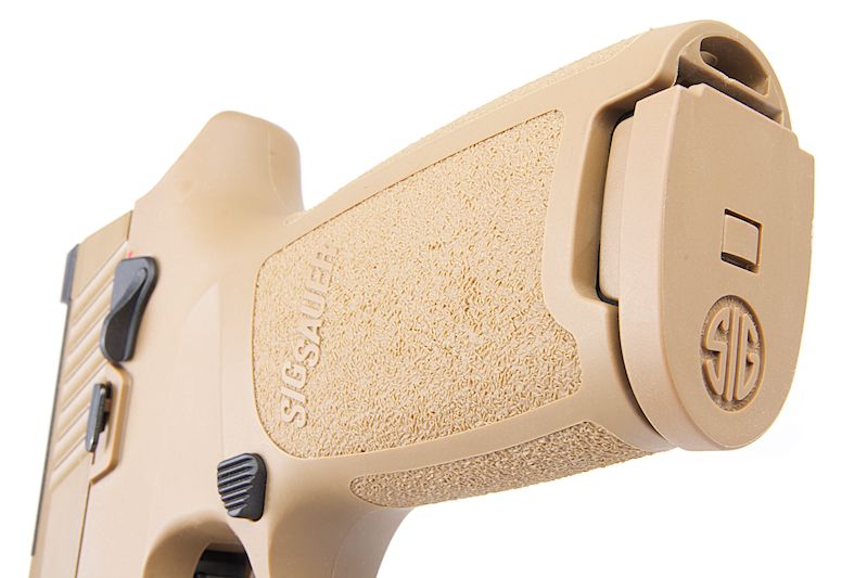 SIG SAUER M18 P320 GREEN GAS AIRSOFT PISTOL - TAN (BY SIG AIR & VFC) - 6MM - Bang Bang Airsoft
