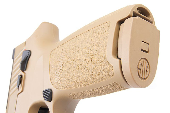 SIG SAUER M18 P320 GREEN GAS AIRSOFT PISTOL - TAN (BY SIG AIR & VFC) - 6MM - Bang Bang Airsoft