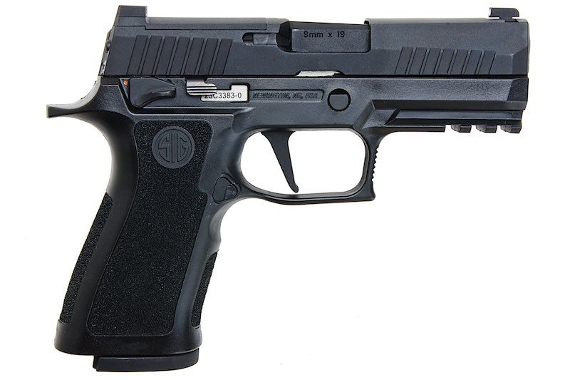 SIG SAUER P320 X CARRY Green Gas Airsoft Pistol - Black (by SIG AIR & VFC) - Bang Bang Airsoft
