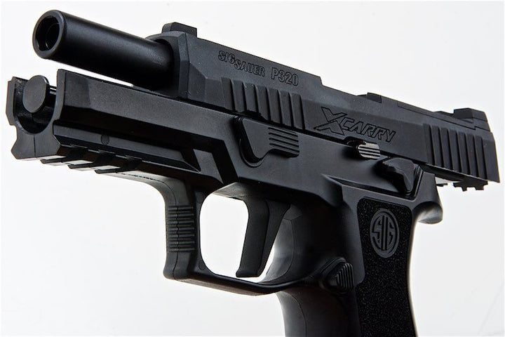 SIG SAUER P320 X CARRY Green Gas Airsoft Pistol - Black (by SIG AIR & VFC) - Bang Bang Airsoft
