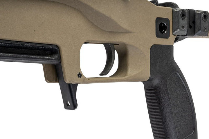 Silverback TAC 41 L Airsoft Bolt Action Rifle, Lite Chassis & Recon Stock (FDE) - Bang Bang Airsoft
