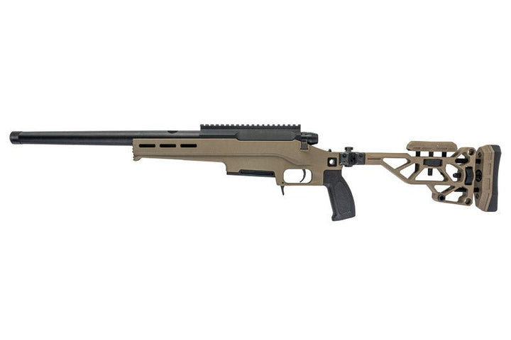 Silverback TAC 41 L Airsoft Bolt Action Rifle, Lite Chassis & Recon Stock (FDE) - Bang Bang Airsoft