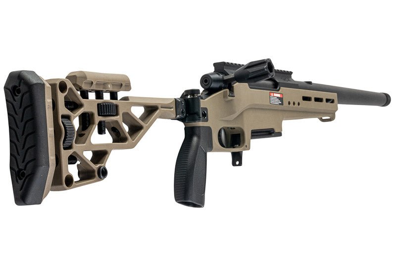 Silverback TAC 41 L Airsoft Bolt Action Rifle, Lite Chassis & Recon Stock (FDE) - Bang Bang Airsoft