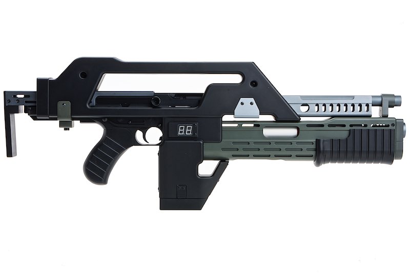 Snow Wolf M41A Pulse Airsoft AEG Rifle (Alien Gun) - Black (SW - 11 BK) - Bang Bang Airsoft