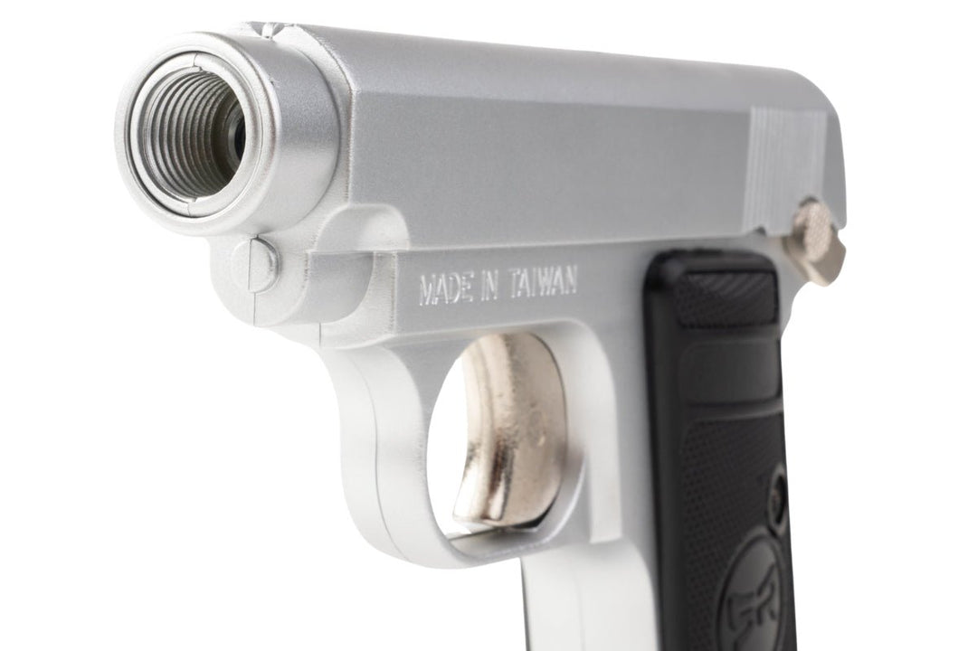 SRC CT25 Green Gas Airsoft Pistol (NBB) - Silver - Bang Bang Airsoft