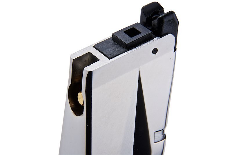 SRC Hi Capa Extended CO2 Magazine (32rds, Silver) - Bang Bang Airsoft
