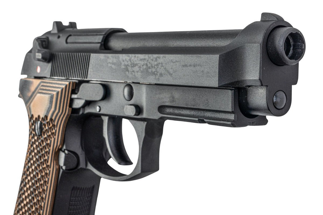 SRC M9A1 SR-92 A1 with G10 Grip GBB Airsoft Pistol - Bang Bang Airsoft