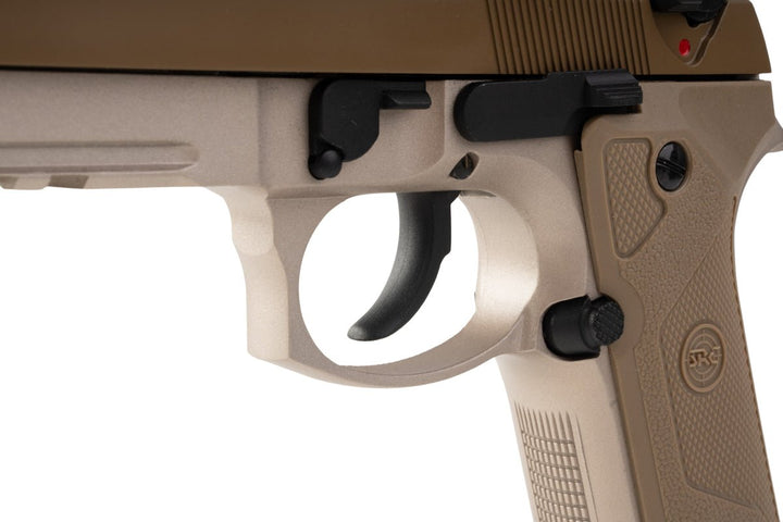 SRC M9A3 SR - 92 A3 CO2 GBB Airsoft Pistol - Desert - Bang Bang Airsoft