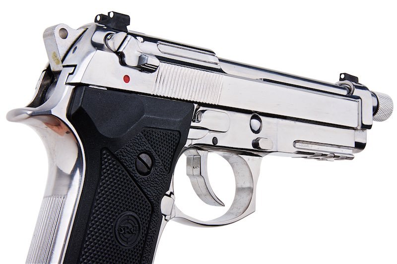 SRC M9A3 SR-92 A3 GBB Airsoft Pistol - Silver - Bang Bang Airsoft