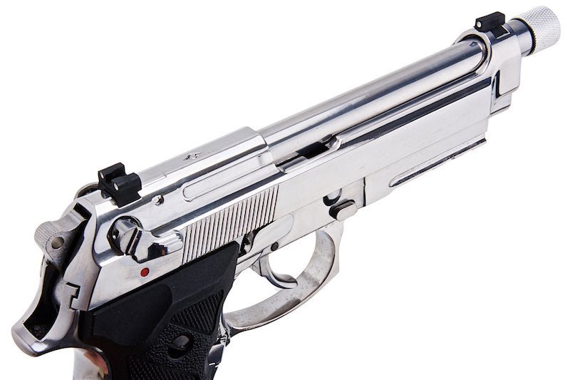 SRC M9A3 SR-92 A3 GBB Airsoft Pistol - Silver - Bang Bang Airsoft