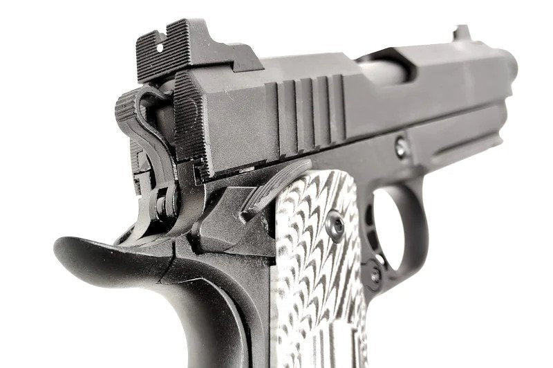 SRC SLIENT HAWK 1911 CO2 GBB Airsoft Pistol w/ Threaded Barrel - Bang Bang Airsoft