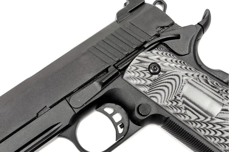 SRC SLIENT HAWK 1911 CO2 GBB Airsoft Pistol w/ Threaded Barrel - Bang Bang Airsoft