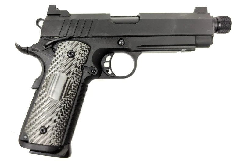 SRC SLIENT HAWK 1911 CO2 GBB Airsoft Pistol w/ Threaded Barrel - Bang Bang Airsoft