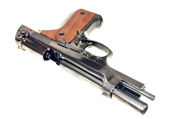 SRC SR92 Fusion M92 GBB Airsoft Pistol w/ Wood Grip - Bang Bang Airsoft