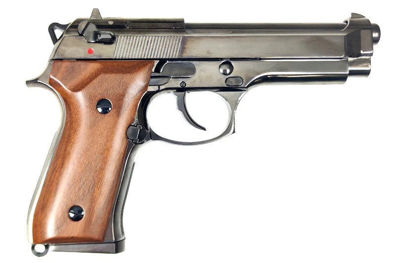 SRC SR92 Fusion M92 GBB Airsoft Pistol w/ Wood Grip - Bang Bang Airsoft