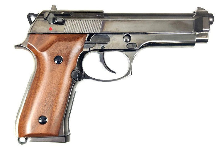 SRC SR92 Fusion M92 GBB Airsoft Pistol w/ Wood Grip - Bang Bang Airsoft