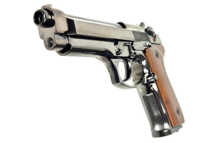 SRC SR92 Fusion M92 GBB Airsoft Pistol w/ Wood Grip - Bang Bang Airsoft