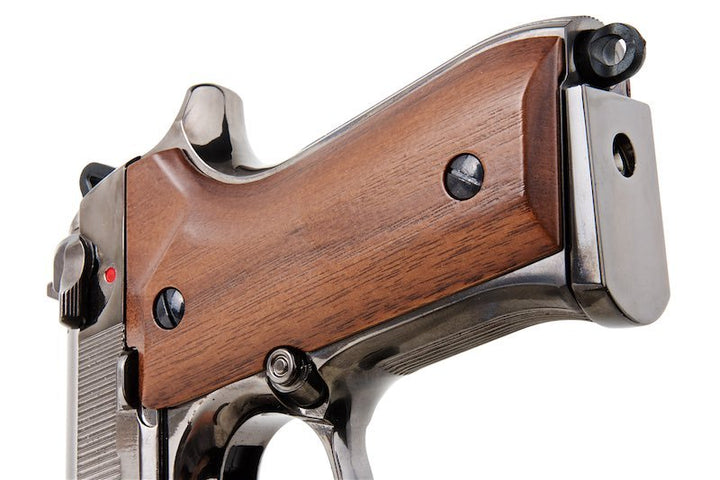 SRC SR92 Fusion M92 GBB Airsoft Pistol w/ Wood Grip - Bang Bang Airsoft