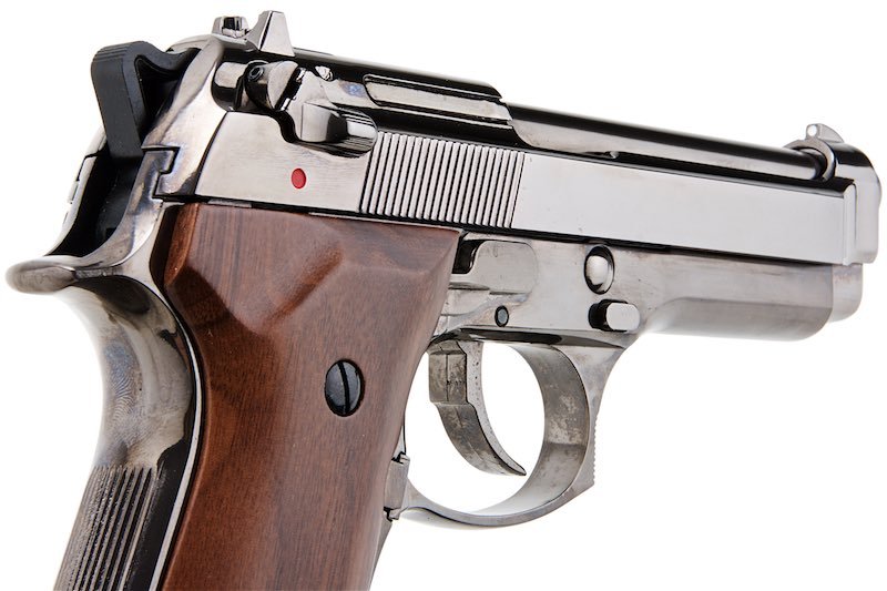 SRC SR92 Fusion M92 GBB Airsoft Pistol w/ Wood Grip - Bang Bang Airsoft