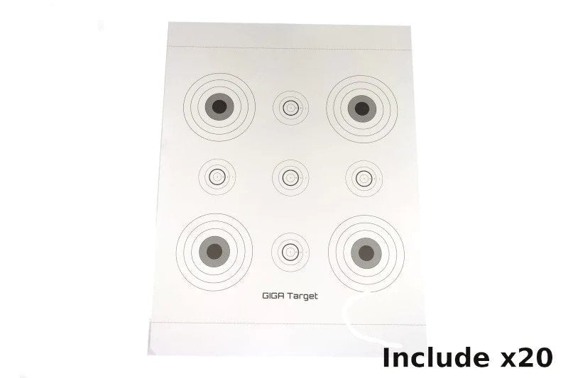 SRC Target Paper (20pcs) For Giga Shooting target - Bang Bang Airsoft