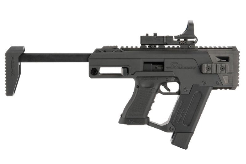 SRU Umarex Glock 17 Gen 3 / 4 GBB PDW SMG Kit (Black) - Bang Bang Airsoft